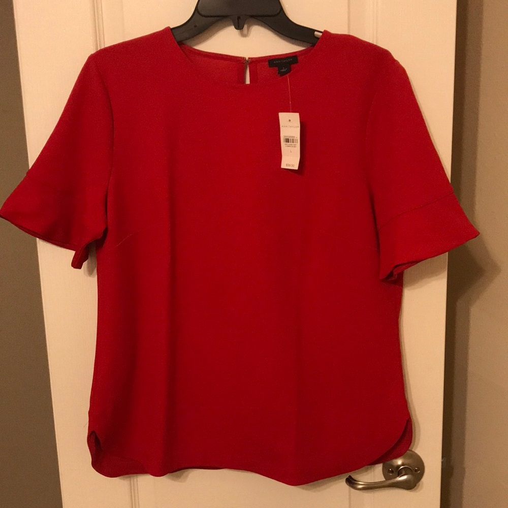 Red blouse